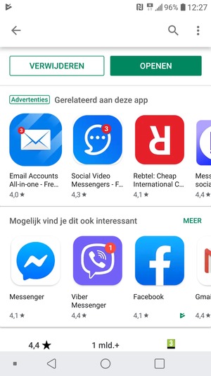 Selecteer OPENEN
