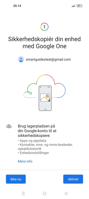 Vælg Aktivér