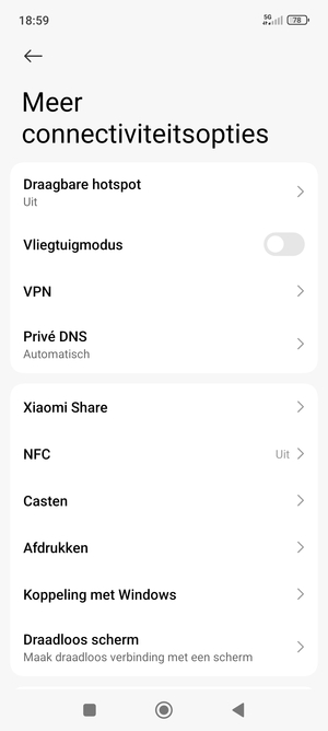 Selecteer Draagbare hotspot