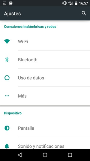 Seleccione Wi-Fi