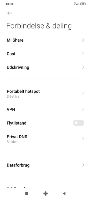 Vælg Portabelt hotspot
