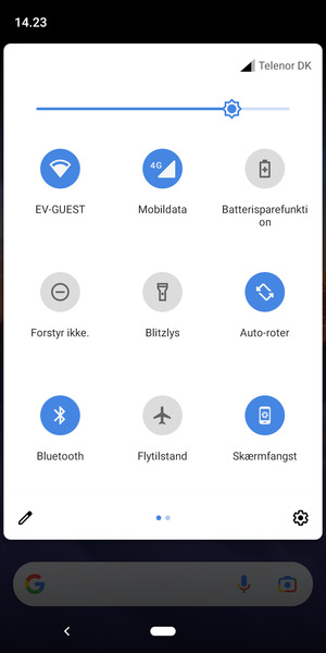 Slå Wi-Fi og Bluetooth fra