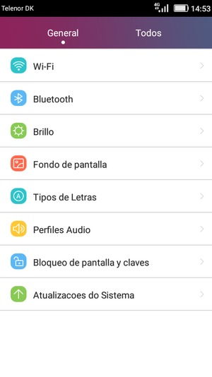 Seleccione Wi-Fi