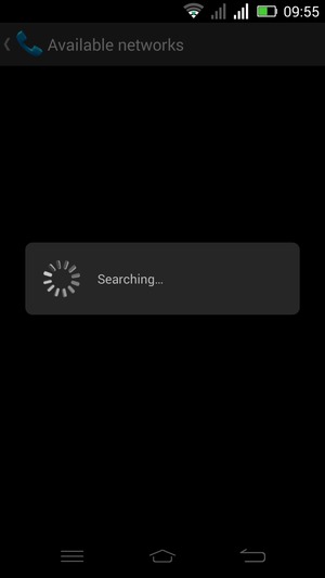 Wait for the search to finish