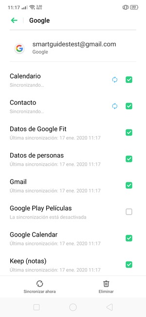 Sus contactos de Google ahora se sincronizarán a su OPPO