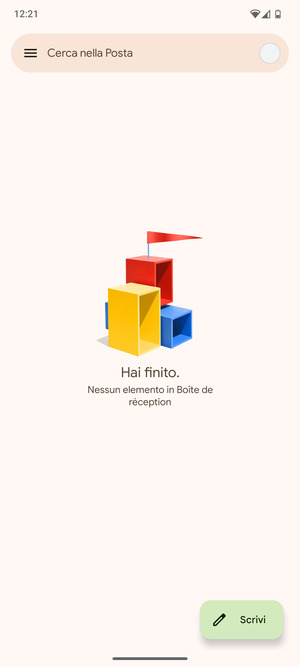 Il tuo account è pronto per l'uso