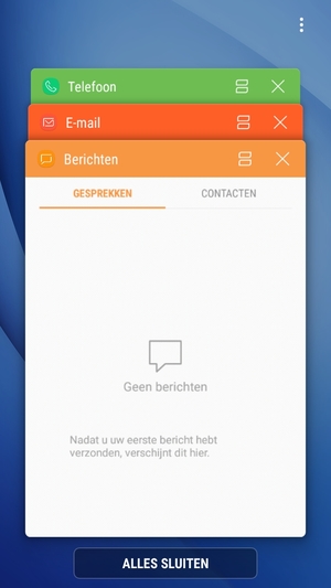 Selecteer ALLES SLUITEN