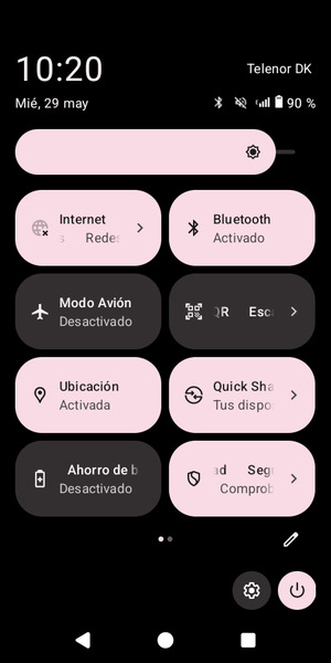 Selecionne Internet