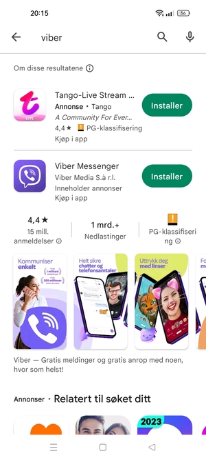 Velg app