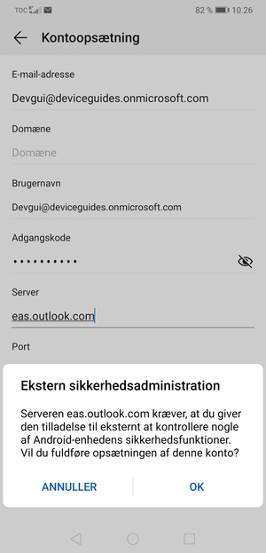 Vælg OK