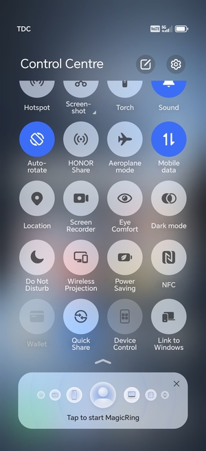 Scroll to and select Power Saving