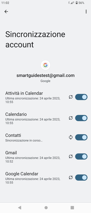 I tuoi contatti di Google verranno ora sincronizzati con il tuo Xperia