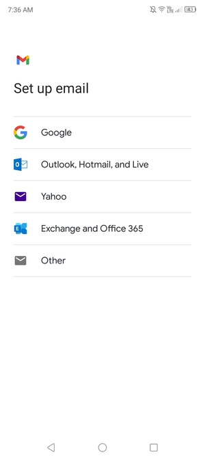 Select Outlook, Hotmail, and Live