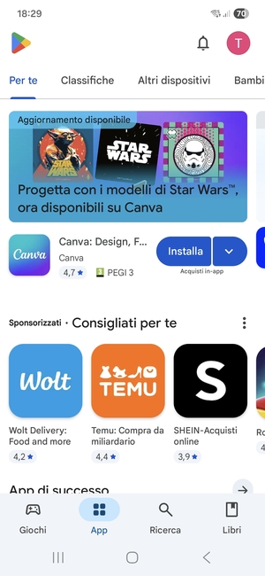 Seleziona Ricerca