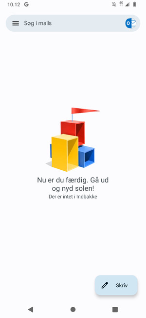 Din konto er klar til brug