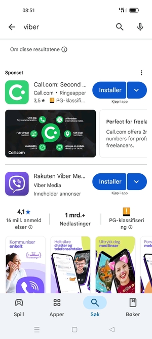 Velg app