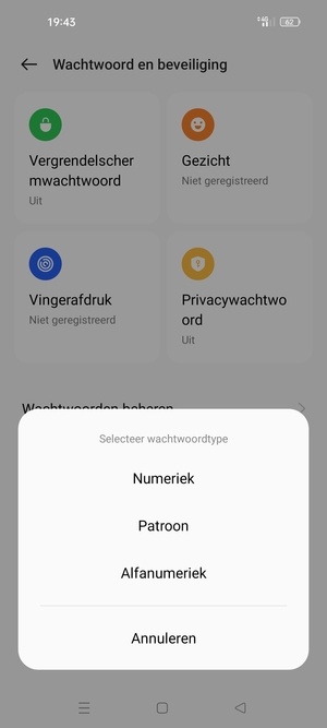 Selecteer Patroon