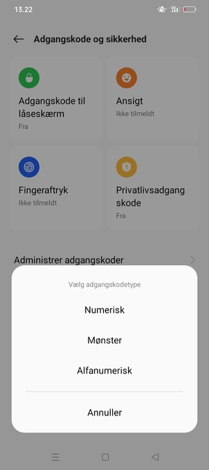 Vælg Mønster