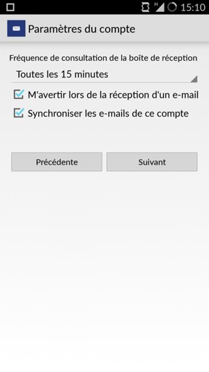 Sélectionnez Suivant
