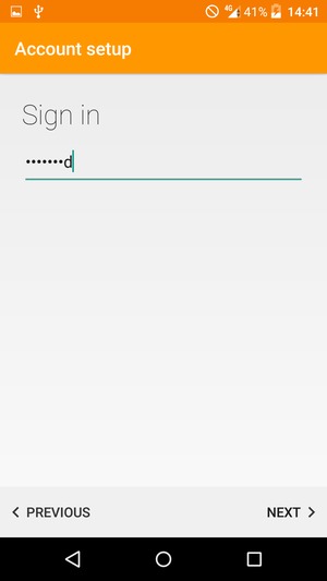 Enter your password and select NEXT