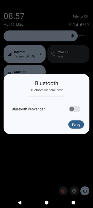 Wählen Sie Fertig