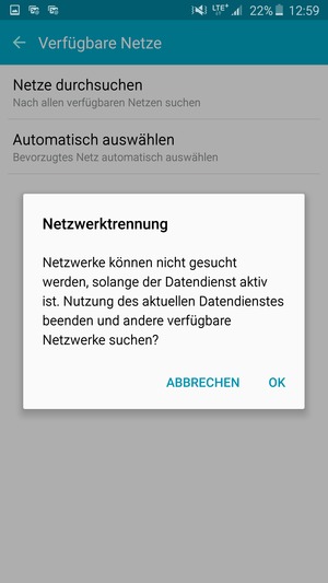 Wenn Sie diesen Bildschirm sehen, wählen Sie  OK