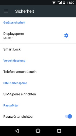 Ihr Handy ist jetzt mit einer Bildschirmsperre gesichert