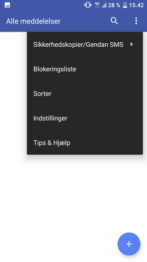 Vælg Indstillinger