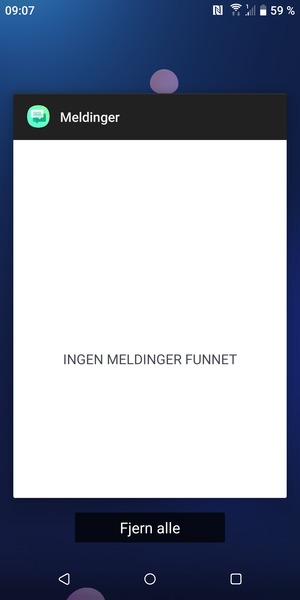 Velg Fjern alle for å lukke alle programmer som kjører