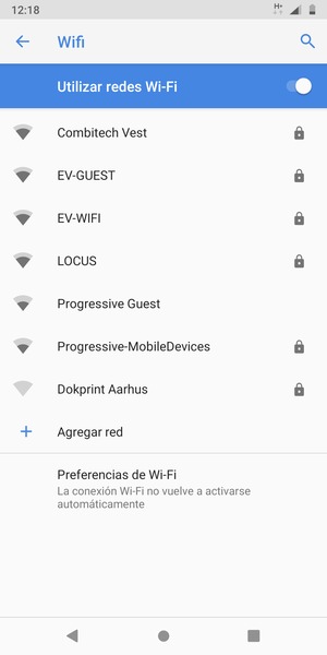 Seleccione la red inalámbrica a la que desea conectarse