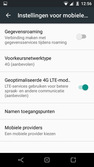 Selecteer Namen toegangspunten
