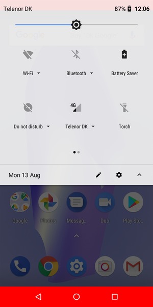 Turn Battery Saver on