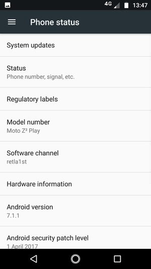 Select System updates