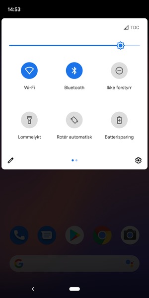 Slå av Wi-Fi og Bluetooth