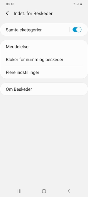 Vælg Flere indstillinger