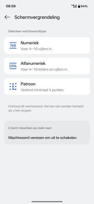 Selecteer Patroon