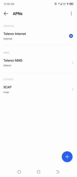 Select the Menu button