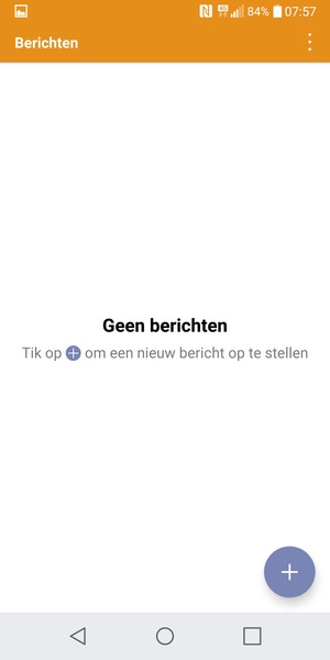 Selecteer de Menu-knop