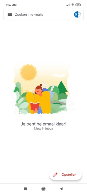 Uw Hotmail is klaar voor gebruik