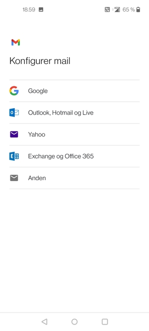 Vælg Google