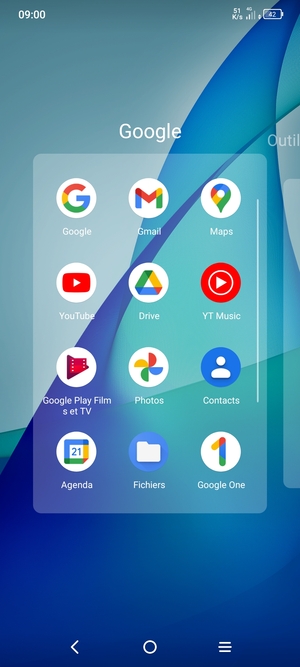 Sélectionnez Gmail
