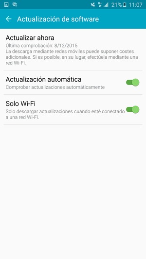 Seleccione Actualizar ahora