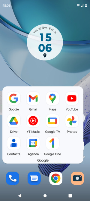 Sélectionnez Gmail
