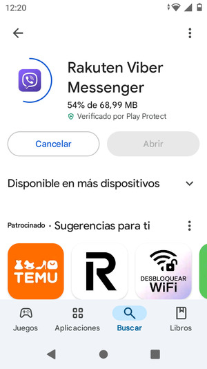Espere a que el proceso de instalación finalice