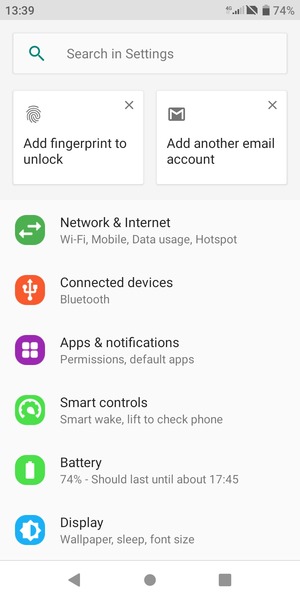 Select Network & Internet