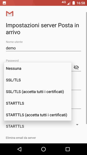 Seleziona Nessuna
