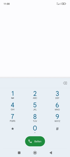 Klik op nummer 1 en houd dit vast