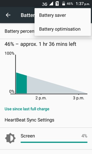 Select Battery saver