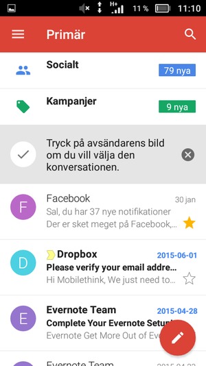 Din Hotmail är klar att användas