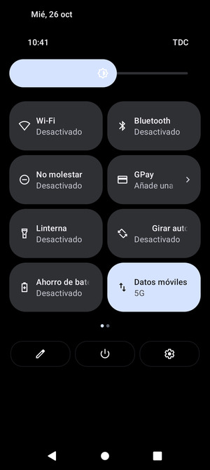 Seleccione Ahorro de batería